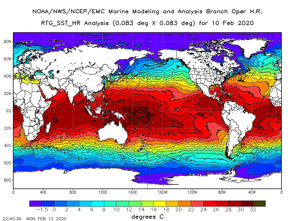 global hires sst map