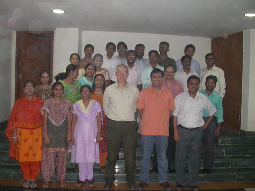 group photo of INCOIS-NOAA Training Workshop on
WAVEWATCH III participants
